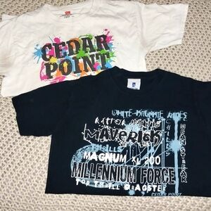 Cedar Point t-shirts